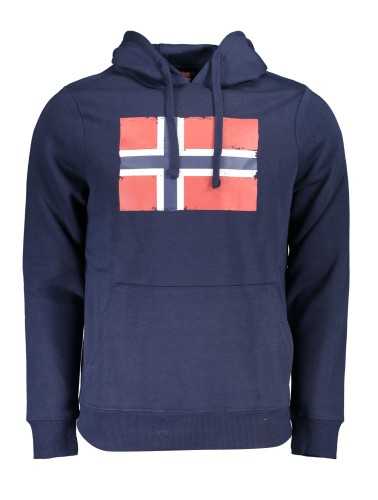 NORWAY 1963 MEN'S BLUE ZIPLESS SWEATSHIRT