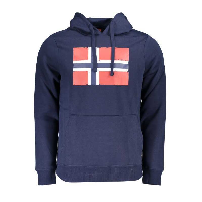 NORWAY 1963 MEN'S BLUE ZIPLESS SWEATSHIRT