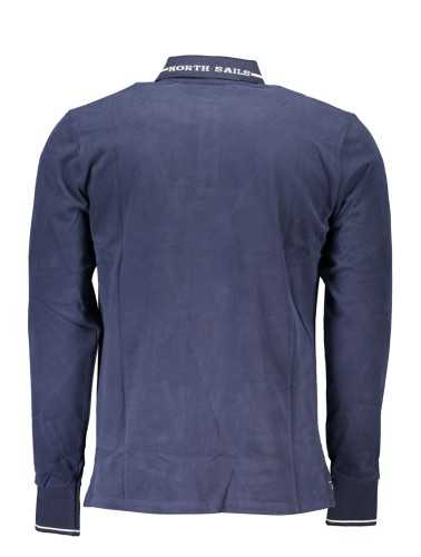 NORTH SAILS MEN'S LONG SLEEVED POLO SHIRT BLUE