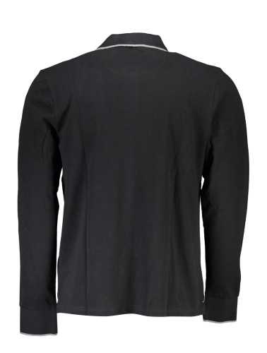 NORTH SAILS MEN'S LONG SLEEVED POLO SHIRT BLACK