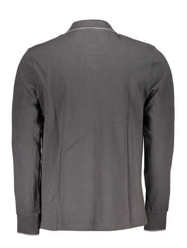 NORTH SAILS MEN'S LONG SLEEVED POLO SHIRT GRAY