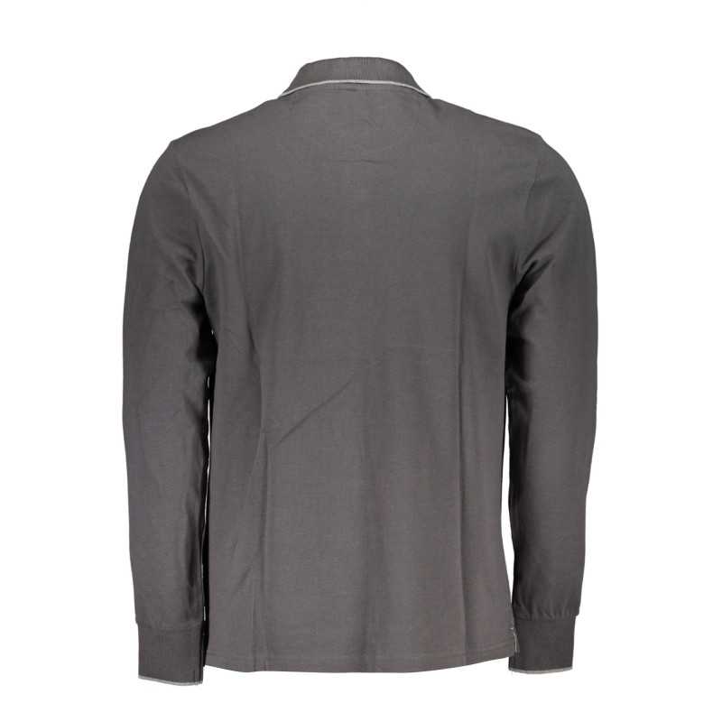 NORTH SAILS MEN'S LONG SLEEVED POLO SHIRT GRAY