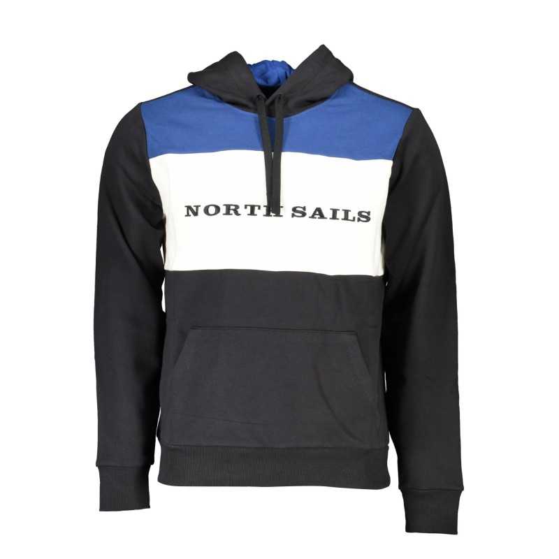 NORTH SAILS MEN'S BLACK ZIP-OUT SWEATSHIRT