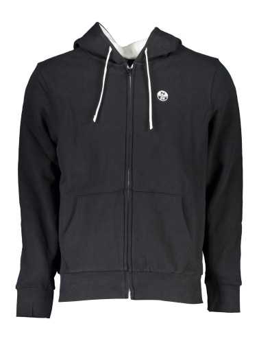 NORTH SAILS MEN'S BLACK ZIP SWEATSHIRT