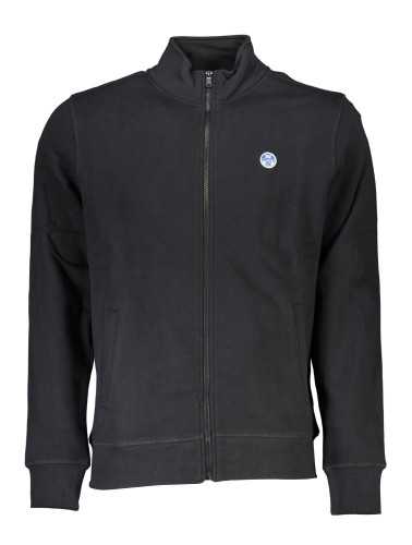 NORTH SAILS MEN'S BLACK ZIP SWEATSHIRT