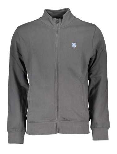 NORTH SAILS MEN'S GRAY ZIP SWEATSHIRT