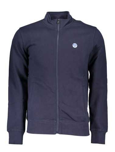 NORTH SAILS MEN'S BLUE ZIP SWEATSHIRT