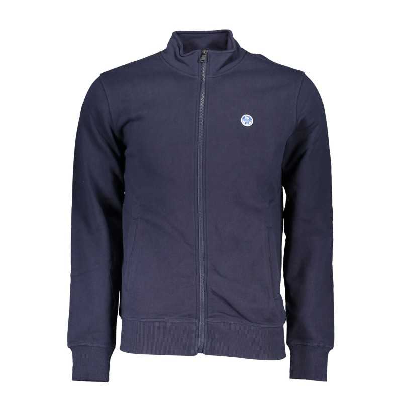 NORTH SAILS MEN'S BLUE ZIP SWEATSHIRT