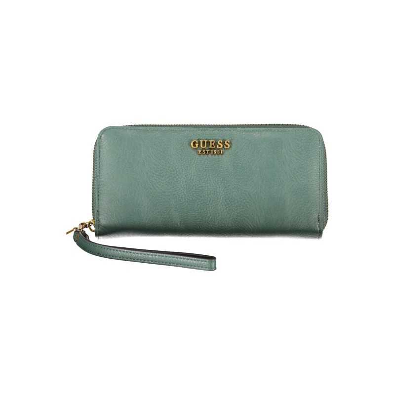 GUESS JEANS GREEN WOMEN'S WALLET