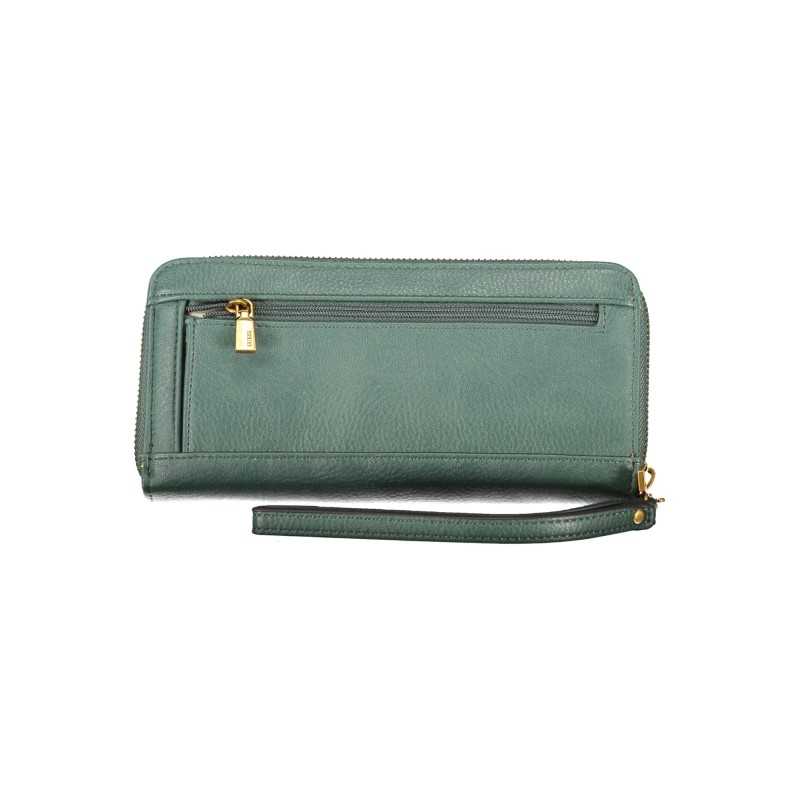 GUESS JEANS GREEN WOMEN'S WALLET