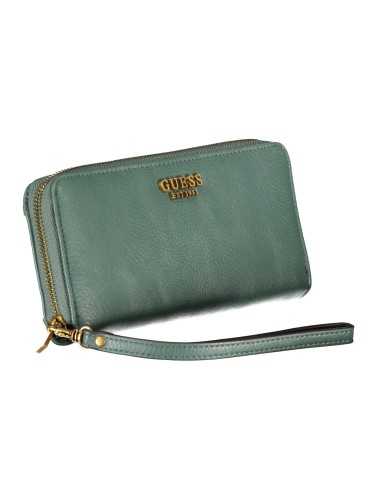 GUESS JEANS GREEN WOMEN'S WALLET