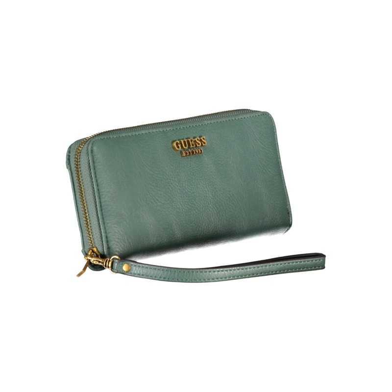 GUESS JEANS GREEN WOMEN'S WALLET