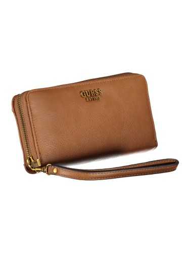 GUESS JEANS WOMEN'S WALLET BROWN