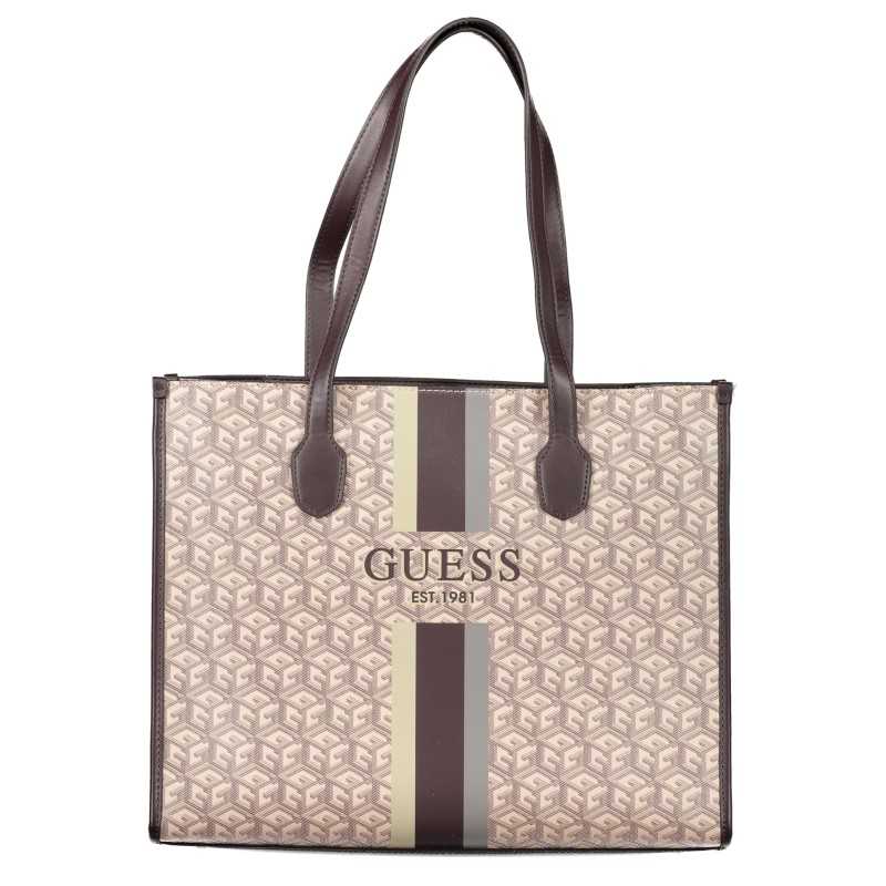 GUESS JEANS BEIGE WOMEN'S BAG