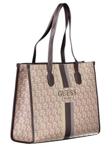 GUESS JEANS BEIGE WOMEN'S BAG