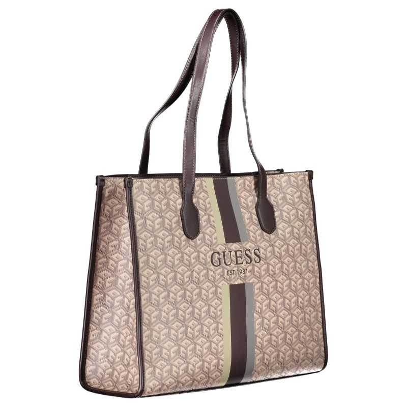 GUESS JEANS BEIGE WOMEN'S BAG