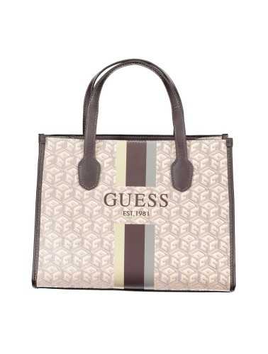 GUESS JEANS BROWN WOMEN'S BAG