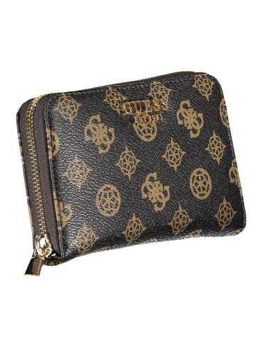 GUESS JEANS WOMEN'S WALLET BROWN