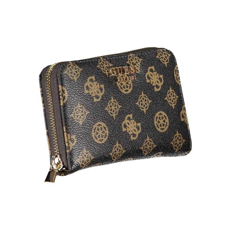 GUESS JEANS WOMEN'S WALLET BROWN