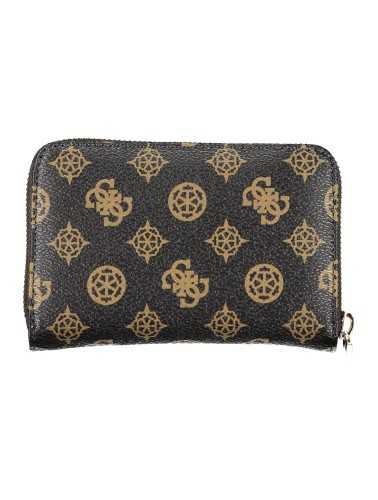 GUESS JEANS WOMEN'S WALLET BROWN