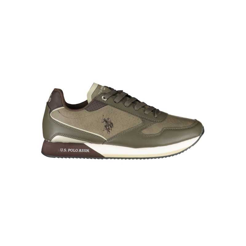 US POLO ASSN. BROWN MEN'S SPORTS SHOES