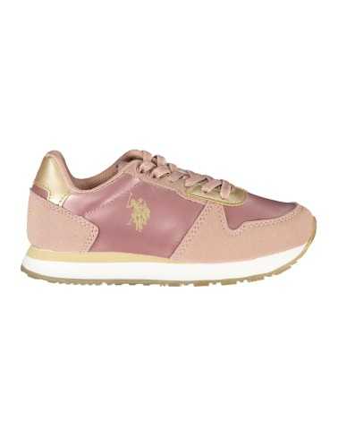 US POLO ASSN. PINK CHILDREN'S SPORTS SHOES