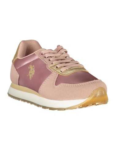 US POLO ASSN. PINK CHILDREN'S SPORTS SHOES