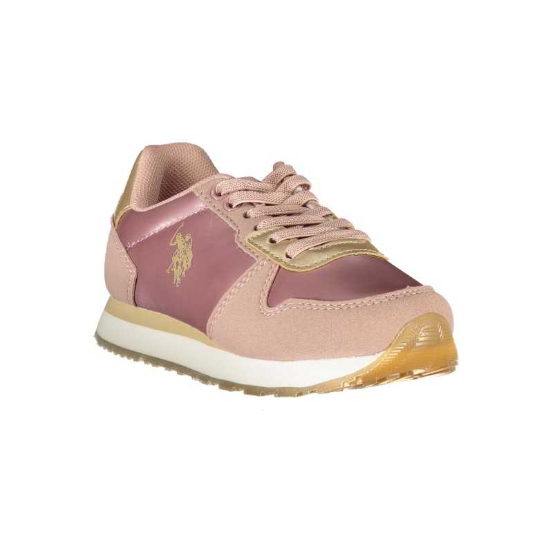 US POLO ASSN. PINK CHILDREN'S SPORTS SHOES