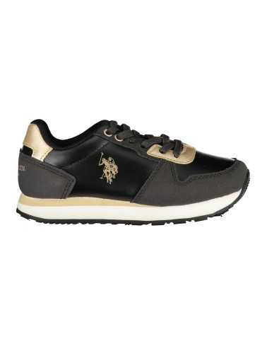 US POLO ASSN. BLACK CHILDREN'S SPORTS SHOES