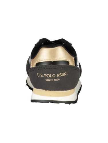 US POLO ASSN. BLACK CHILDREN'S SPORTS SHOES