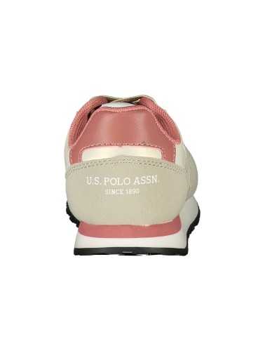 US POLO ASSN. BEIGE CHILDREN'S SPORTS SHOES