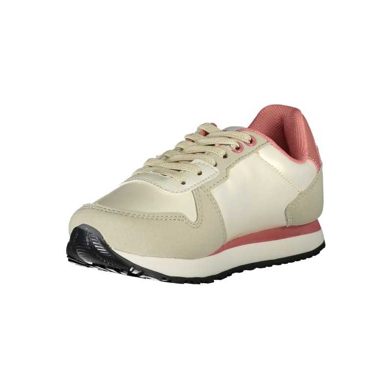 US POLO ASSN. BEIGE CHILDREN'S SPORTS SHOES