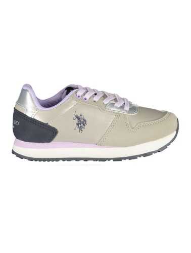 US POLO ASSN. SILVER SPORTS SHOES FOR CHILDREN