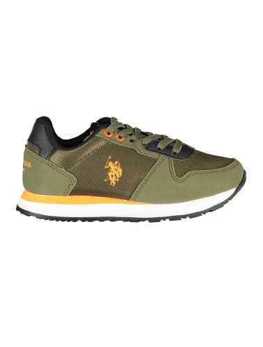 US POLO ASSN. GREEN SPORTS SHOES FOR CHILDREN