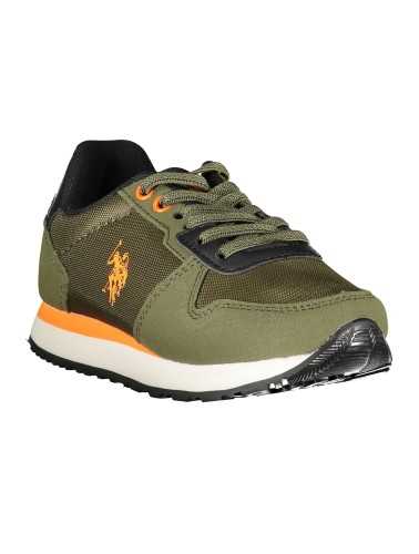 US POLO ASSN. GREEN SPORTS SHOES FOR CHILDREN