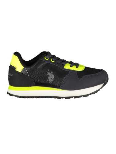 US POLO ASSN. BLACK CHILDREN'S SPORTS SHOES