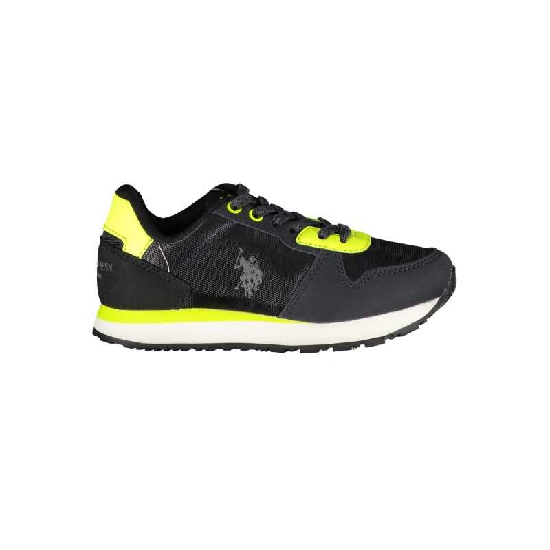 US POLO ASSN. BLACK CHILDREN'S SPORTS SHOES