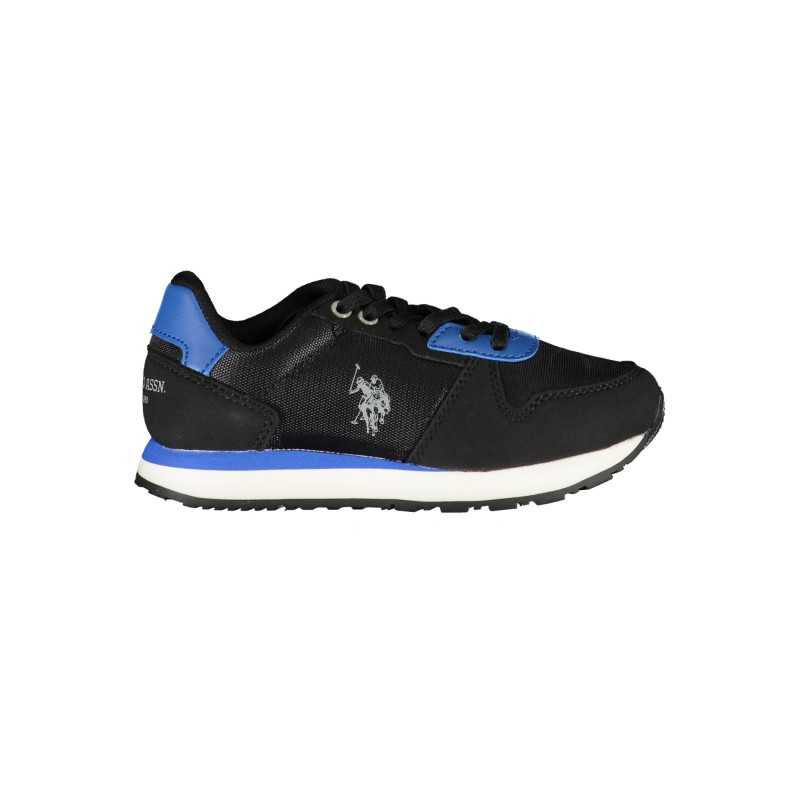 US POLO ASSN. BLACK CHILDREN'S SPORTS SHOES