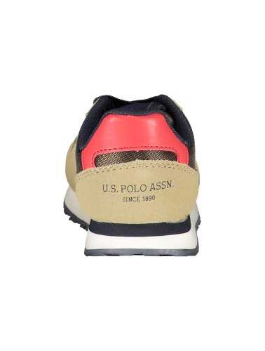 US POLO ASSN. BROWN CHILDREN'S SPORTS SHOES