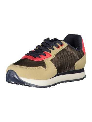 US POLO ASSN. BROWN CHILDREN'S SPORTS SHOES