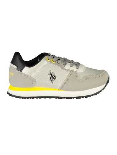 US POLO ASSN. GRAY CHILDREN'S SPORTS SHOES