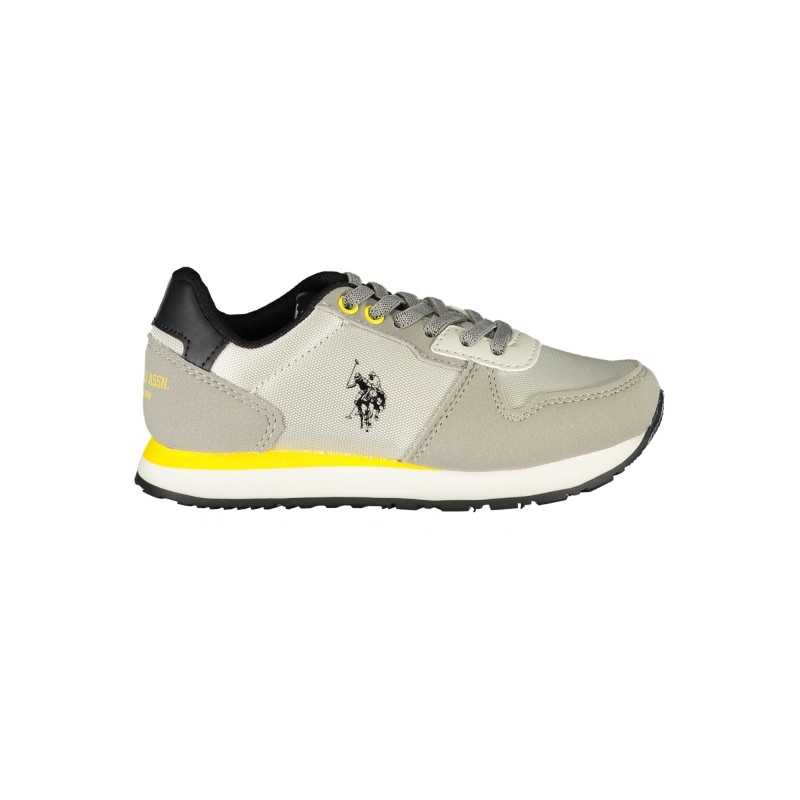 US POLO ASSN. GRAY CHILDREN'S SPORTS SHOES