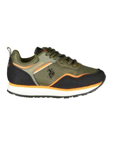 US POLO ASSN. GREEN SPORTS SHOES FOR CHILDREN