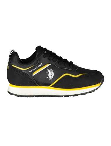 US POLO ASSN. BLACK CHILDREN'S SPORTS SHOES