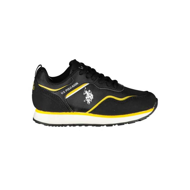 US POLO ASSN. BLACK CHILDREN'S SPORTS SHOES