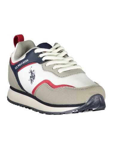 US POLO ASSN. WHITE CHILDREN'S SPORTS SHOES