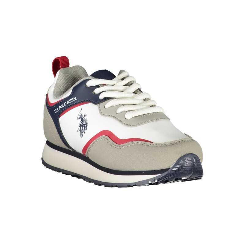 US POLO ASSN. WHITE CHILDREN'S SPORTS SHOES