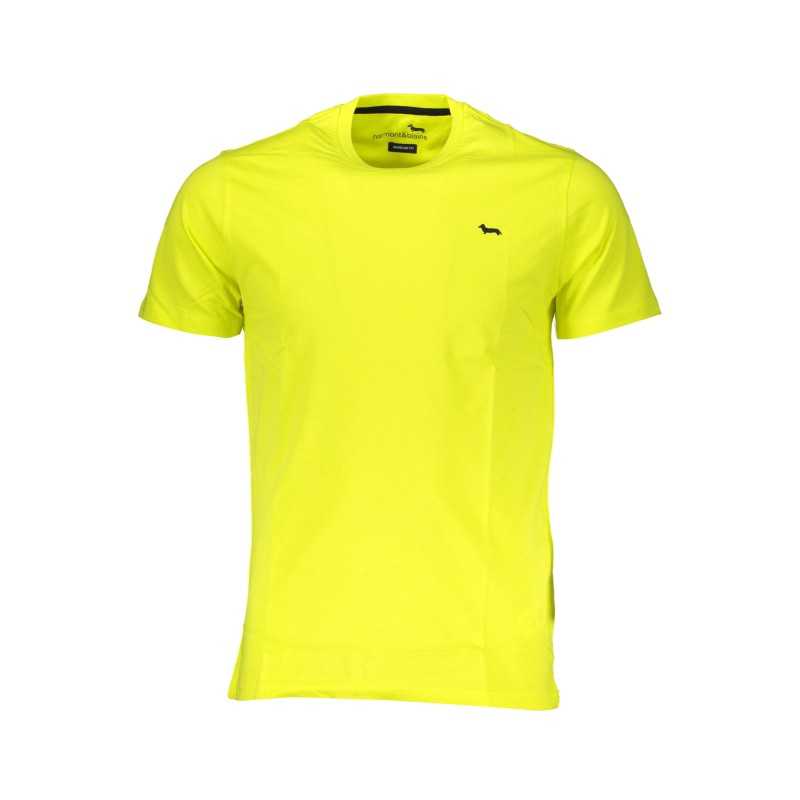 HARMONT & BLAINE YELLOW MEN'S SHORT SLEEVED