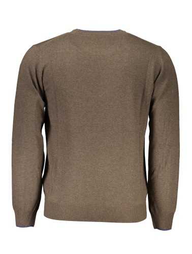 HARMONT & BLAINE BROWN MEN'S SWEATER