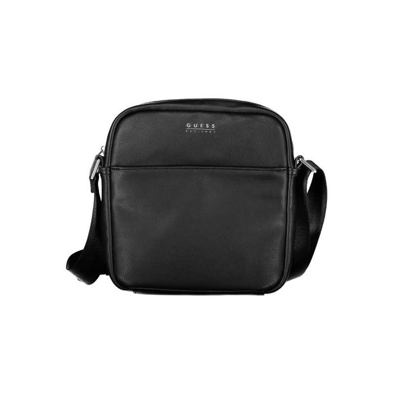 GUESS JEANS MEN'S BLACK SHOULDER BAG